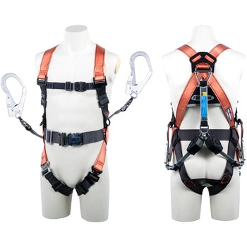 コアハーネス ツインコルトリトラ オレンジ ツヨロン(藤井電工)