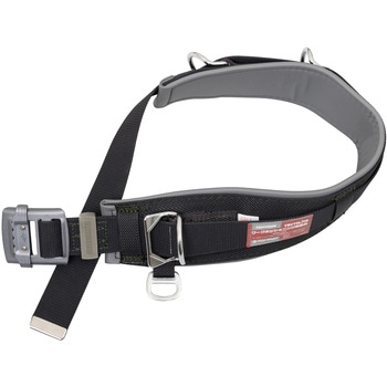 ワークポジショニング用器具柱上安全帯用ベルト(連結リング2個付) ツヨロン(藤井電工)