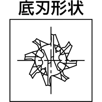 OptiMillSCM460複合材用エンドミル (8枚刃) マパール