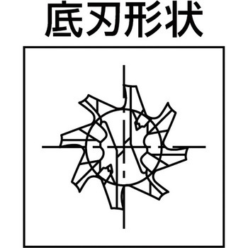 OptiMillSCM470複合材用エンドミル (8枚刃) マパール