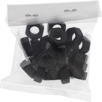 六角ナット1種 ミリねじ (鉄/黒亜鉛めっき)(パック品) OHSATO(大里)