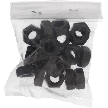 六角ナット1種 ミリねじ (鉄/黒亜鉛めっき)(パック品) OHSATO(大里)