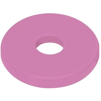 円座クッション ビニルレザーピンク TB-1449 40X5CM 高田ベッド製作所