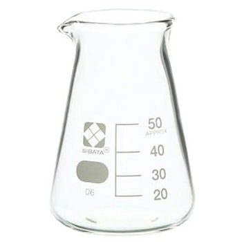 柴田 コニカルビーカー 目安目盛付  50ML 010050-50A SIBATA(柴田科学)