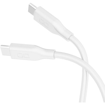 CIO シリコンケーブルN2 CtoC 240W 1m ナチュラルホワイト - Mate