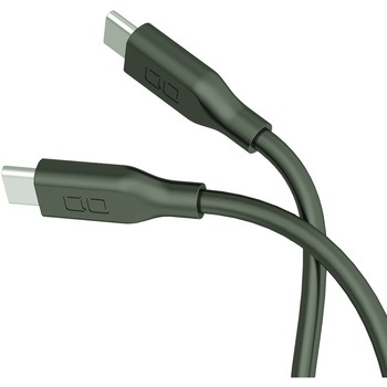 CIO シリコンケーブルN2 CtoC 240W 1m モスグリーン Mate
