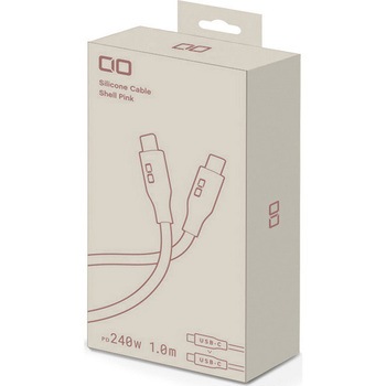 CIO シリコンケーブルN2 CtoC 240W 1m シェルピンク - Mate