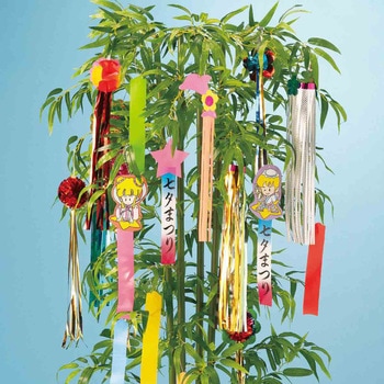 夏の装飾品 七夕飾りセット(こより付き) ストア・エキスプレス
