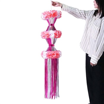 夏の装飾品 七夕飾り クリスタル2連ツヅミ吹き流し ストア・エキスプレス