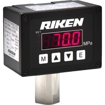 DPGS-70-R3-U デジタルプレッシャーゲージ 1個 理研機器(RIKEN) 【通販