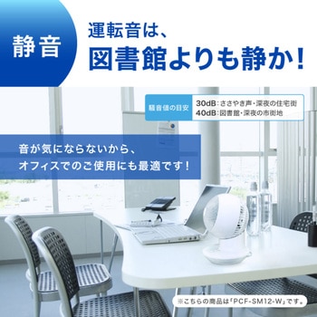 サーキュレーター 20畳 首振りタイプ ボタン操作 アイリスオーヤマ