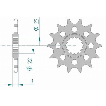 フロントスプロケット 520-15 21401-15 AFAM(アファム)