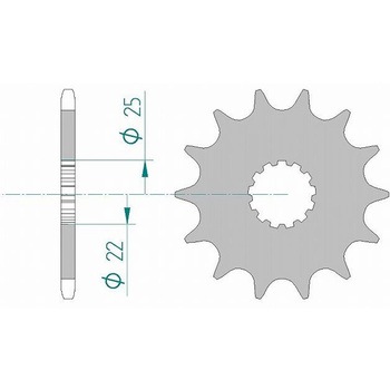 フロントスプロケット 520-13 27500-13 AFAM(アファム)
