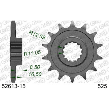 フロントスプロケット 525-15 52613-15 AFAM(アファム)