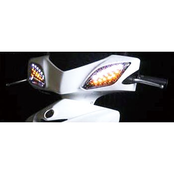 GAMMAS シグナスX3 LEDデイライト フロントウィンカー ライトスモーク