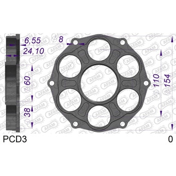 スプロケットキャリア PCD3 AFAM(アファム)