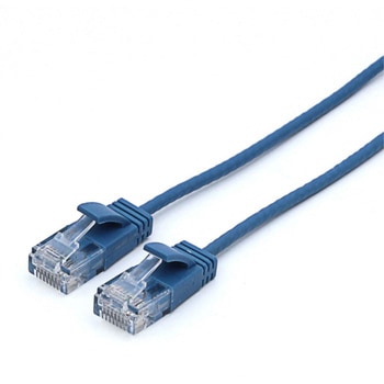 Cat6A スリムLANケーブル 30.0m ブルー 日本トラストテクノロジー