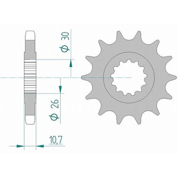 フロントスプロケット 530-18 21801-18 AFAM(アファム)