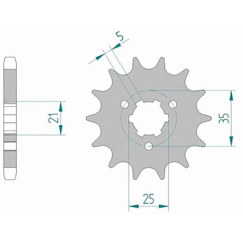 フロントスプロケット 530-14 22502-14 AFAM(アファム)