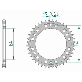 リアスプロケット 520-48 11618-48 AFAM(アファム)