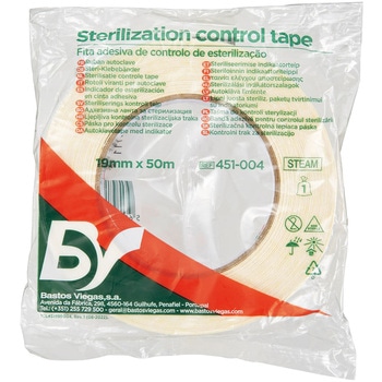 滅菌テープ 451-004 ホワイト バストスビエガス社