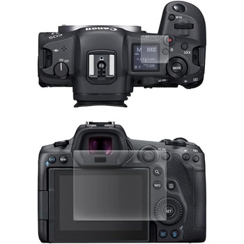液晶保護フィルム Canon EOS R5 [ 液晶用 サブ用 2枚セット ]高硬度9H メディアフューチャー