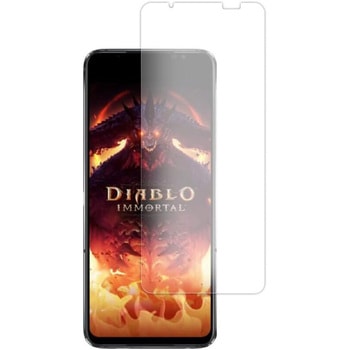 液晶保護フィルム ASUS ROG Phone 6 Diablo Immortal Edit ( 6.78型ワイド )高硬度9H ブルーライトカット メディアカバーマーケット