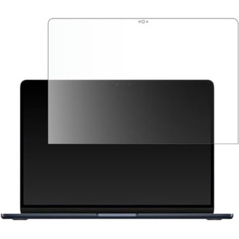 液晶保護フィルム Apple MacBook Air 13インチ M3 2024高硬度9H ブルーライトカット メディアカバーマーケット