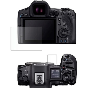 液晶保護フィルム Canon EOS R5 Mark II / R1 [ メイン用 / サブ用 2枚セット ]指紋防止 メディアフューチャー