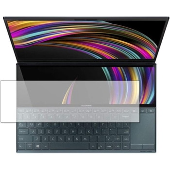 液晶保護フィルム ASUS ZenBook Pro Duo UX481F 2020年発売モデル ScreenPad Plus (セカンドディスプレイ) (12インチ)上質ペーパー ライクテイスト 紙感覚 メディアフューチャー