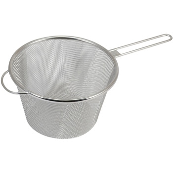 ステンレス製手付き深ザル リブプラス