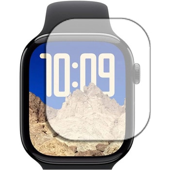 液晶保護フィルム Apple Watch Series 10 [ ケースサイズ 42mm用 ]ブルーライトカット(反射防止) メディアカバーマーケット