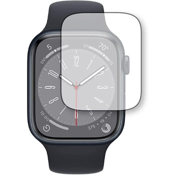 液晶保護フィルム Apple Watch Series 8 [ ケースサイズ 45mm 用 ]ブルーライトカット(反射防止) メディアカバーマーケット