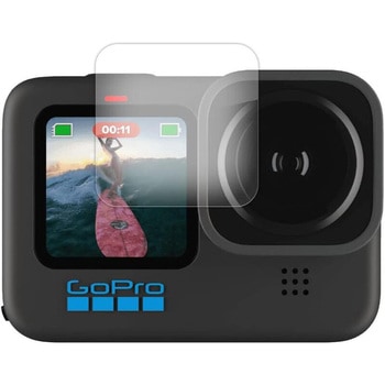 液晶保護フィルム GoPro HERO11 Black HERO10 Black HERO9 Black フロントモニター高硬度9H ブルーライトカット メディアカバーマーケット