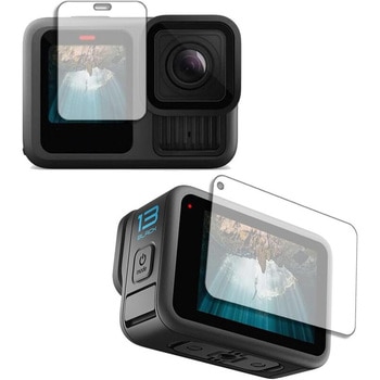 液晶保護フィルム GoPro HERO13 Black [ メイン用 / サブ用 2枚セット ]高硬度9H ブルーライトカット メディアフューチャー