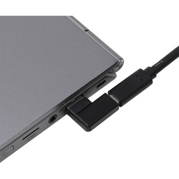 USBアダプタ Aオス - Cメス 右L型 10Gbps アイネックス