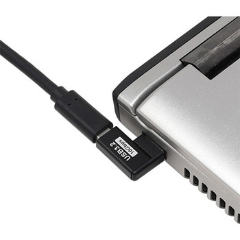 USBアダプタ Aオス - Cメス 左L型 10Gbps アイネックス