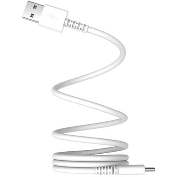 マグネットでぐるぐるまとまる簡単収納 A-C充電&同期ケーブル WH - カシムラ