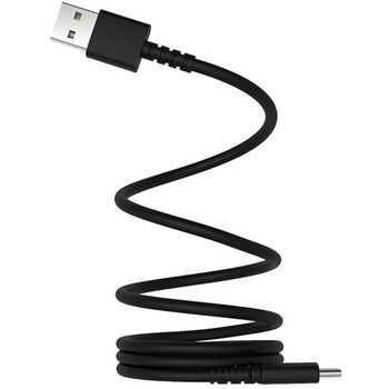 マグネットでぐるぐるまとまる簡単収納 A-C充電&同期ケーブル BK カシムラ