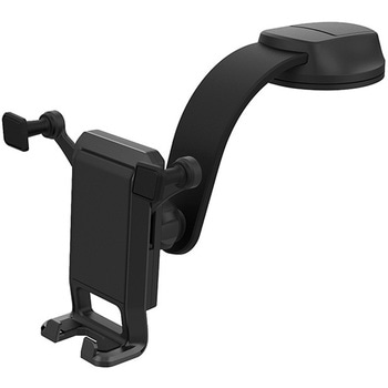 自重式スマホホルダー ローアングル吸盤取り付け カシムラ