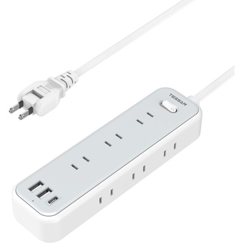 USB-C付9口ACマルチ電源タップ(2m) - TESSAN