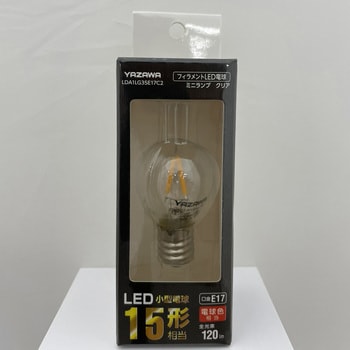 フィラメントLED 15W S35 ミニランプ形 E17 ヤザワコーポレーション