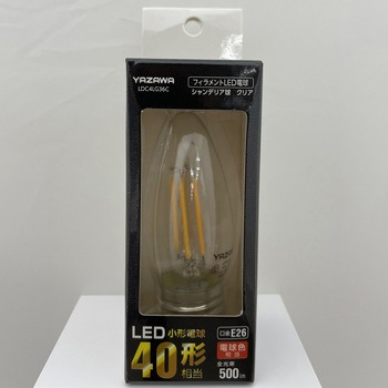 フィラメントLED シャンデリア形 ヤザワコーポレーション