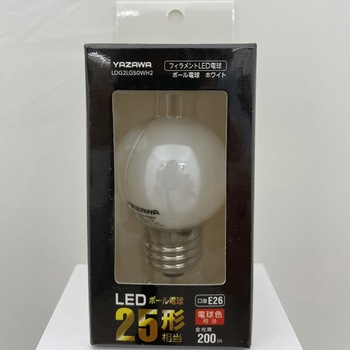 フィラメントLED ボール形 ヤザワコーポレーション