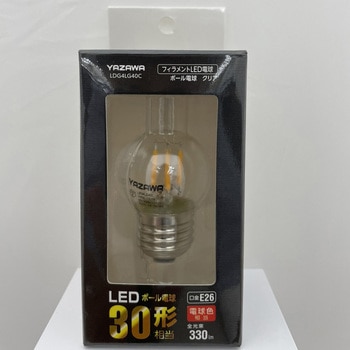 フィラメントLED ボール形 ヤザワコーポレーション