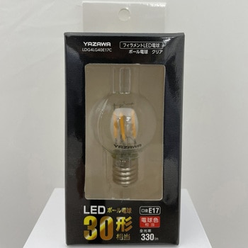フィラメントLED ボール形 ヤザワコーポレーション
