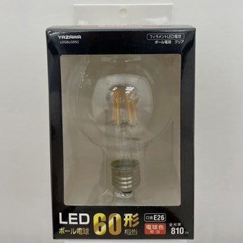 フィラメントLED ボール形 ヤザワコーポレーション