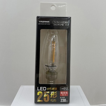 フィラメントLED シャンデリア形 ヤザワコーポレーション