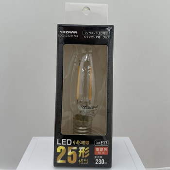 フィラメントLED シャンデリア形 ヤザワコーポレーション