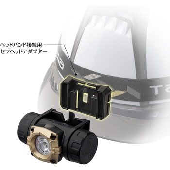 ヘッドライト セフヘッドライト MD 500lm 大径照射 タジマツール(TJMデザイン)